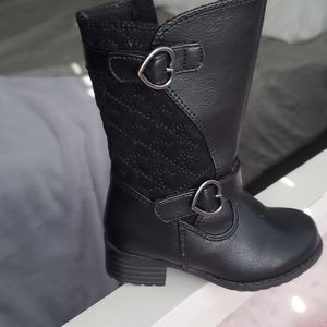 Toddler black boots